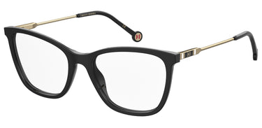 Designer Women Carolina Herrera Eyeglasses: CH 0071 - Black- SpecSMART Eye Clinic (Diagonal View)